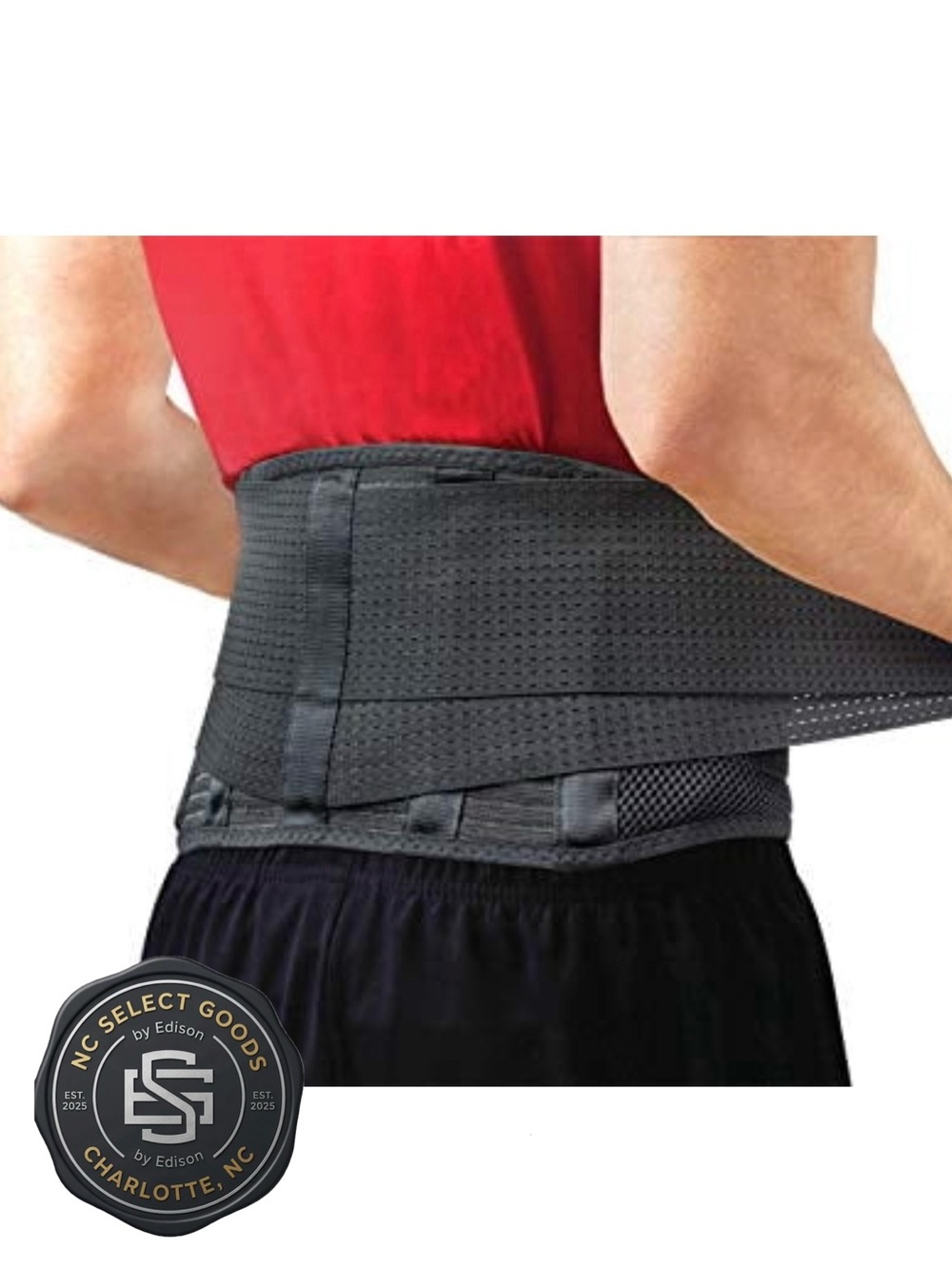 Sparthos Back Brace Lumbar Support Belt X-Small Grey Lower Back Pain Relief New
